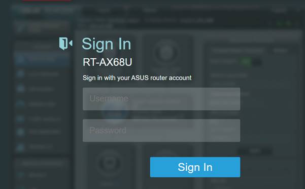 can't login to asus router